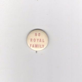 No Royal Family 1940 Pin Willkie Pin Also Ran Anti Fdr Franklin Roosevelt