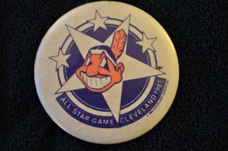 Cleveland Indians Pinback From 1981 All Star Game Rare And Unusual Wow