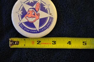 Cleveland Indians Pinback from 1981 All Star Game Rare and Unusual WOW 2