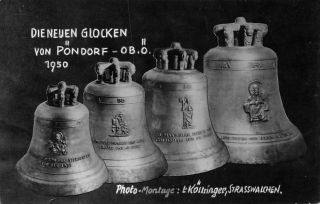 Strasswalchen Austria Rppc Real Photo Postcard Die Neuen Glocken Pondorf Bells