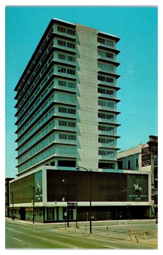 Anthony Wayne Bank & Office Building,  Fort Wayne,  In Postcard 5f9