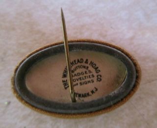 Vintage Libbey Football Lapel Pin Pinback Whitehead & Hoag Co KK174 2