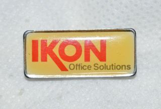 Ikon Office Solutions Document Management Systems (now Ricoh) 1 " Metal Lapel Pin