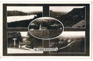 Yorkshire - R/p - Multi Views Of Blubberhouses Village,  Washburn Valley,  1910s