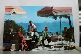 California Ca Alta Mira Restaurant San Francisco Postcard Old Vintage Card View