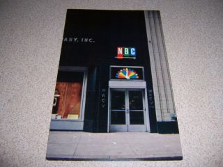 1960s Wrcv Nbc Tv Station Studio Philadelphia Pa.  Vtg Postcard