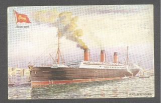 1933 Postcard Cunard Line R.  M.  S.  Berengaria