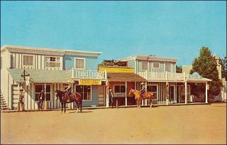 Amusement Park: Cowboys On Horseback,  Frontier Town,  Ocean City,  Md.  1960s.