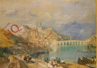 Picture Postcard: - View Of Blois,  Joseph Mallord William Turner