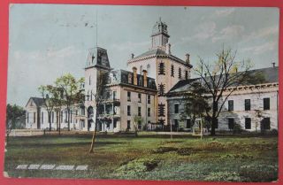 Antique Vtg Postcard - Michigan State Prison - Jackson Mi