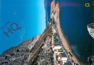 Picture Postcard:;gibraltar,  Catalan Bay