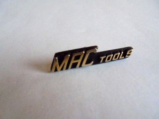 Vintage Mac Tools Goldtone Metal Advertising Lapel Pin