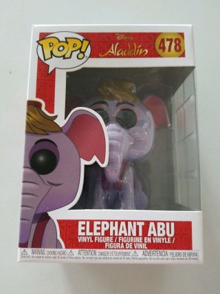 Funko Pop Disney Aladdin Elephant Abu 478