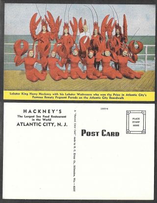 Old Postcard - Atlantic City,  Jersey - Hackney 