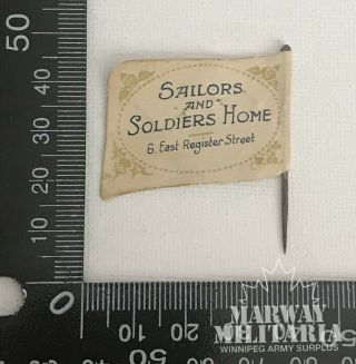 WW1 British Sailors & Soldiers Home,  We Guard Your Homes Paper Tag (16962) 2