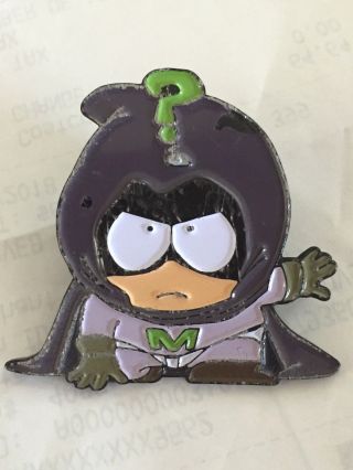 Mysterion Kenny Mccormick South Park Character Enamel Pin The Coon / Comic Con