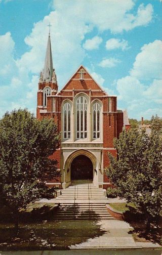 Sioux Falls,  Sd South Dakota First Lutheran Church Postcard