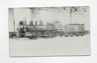 Vintage Rppc Postcard Ferroviagraph Boston And Maine Railroad Engine 65 97