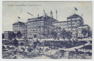 Niagara Falls York 1908 Postcard The Home Of Shredded Wheat