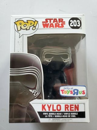 Funko Pop Kylo Ren Star Wars The Last Jedi Masked Toys R Us Exclusive