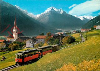 Picture Postcard::telfes,  Foreign Rail,  Stubaitalbahn (2)
