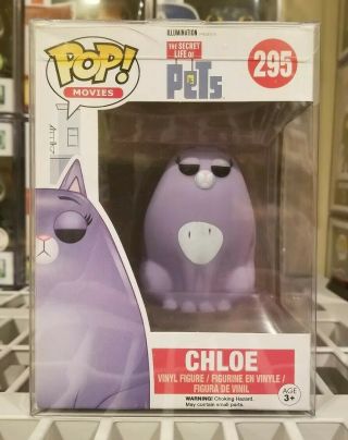 Funko Pop Chloe The Secret Life Of Pets 295 Some Damage W/ Protector