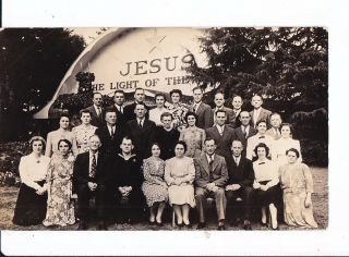 Old Real Photo Postcard Portland Oregon Apostolic Faith Camp Ground C.  1930s