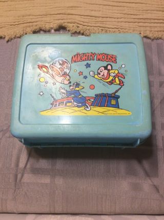 Mighty Mouse Vintage Lunch Box