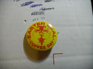 Button Pin Support Help Coffee Day Easter Seals Society For Crippled Children C