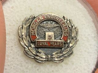 Morgan Engineering 5 Years Loyal Service Award Pin.