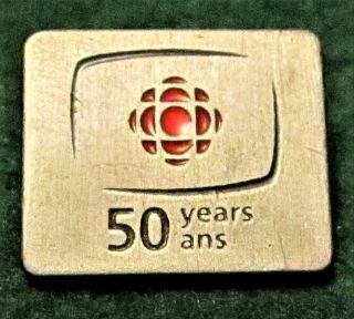 Cbc Media 50th Lapel Pin - - 1991