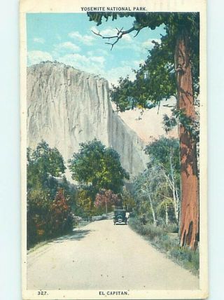 W - Border Park Scene Yosemite National Park - Near Stockton & Modesto Ca H3254