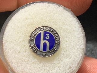 The Hallicrafters Co.  Sterling Silver Service Award Pin.