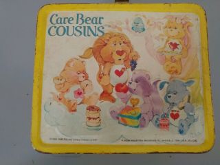 Vintage Care Bears Cousins Lunchbox 1985