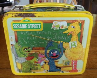1979 Muppets Sesame Street Metal Lunchbox Aladdin Industries Inc.