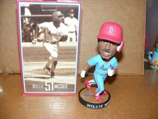 St.  Louis Cardinals Willie Mcgee Bobblehead W/ Box