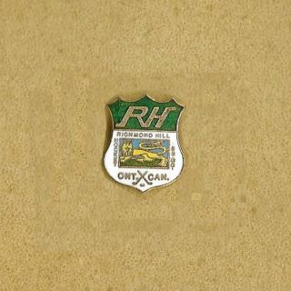 Richmond Hill Minor Hockey Association On Canada Official Old Pin