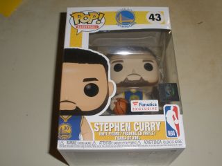 Funko Pop Nba Golden State Warriors Steph Stephen Curry 43fanatics Exclusive