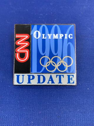 Cnn Olympic Update Hat Lapel Pin / 1996 Atlanta Summer Olympic Games