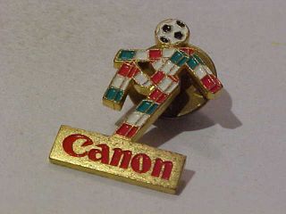 Vintage CANON Football Lapel Pin 2