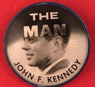 Jfk Flasher Political Pin Jack Kennedy Button 1960 Pinback Nixon Campaign Badge