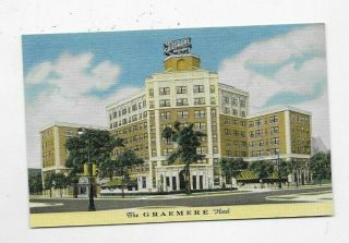 Vintage Linen Postcard Graemere Hotel Chicago Il R883