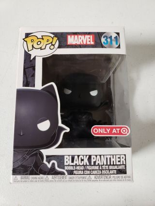 Black Panther Marvel Comics Funko Pop 311 Target Exclusive