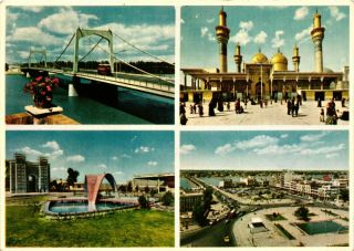Iraq,  Town Scenes,  Views,  Modern Postcard