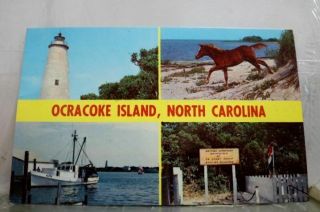 North Carolina Nc Ocracoke Island Postcard Old Vintage Card View Standard Post