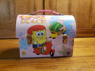 Kids Spongebob Tin Lunch Box