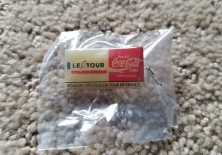 Vtg Le Tour De France Coca Cola Pin 1992