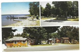 Dew Drop Inn,  U.  S.  31,  Carp Lake Mi Postcard Emmet 061719
