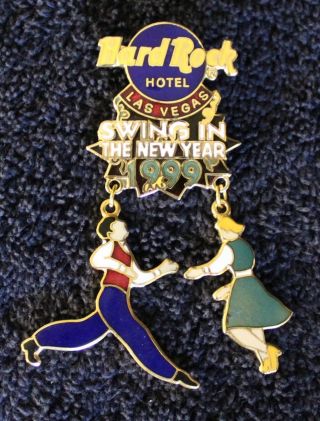 Hard Rock Cafe Pin - 1999 Las Vegas Swing In The Year
