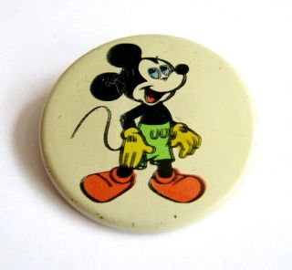 Old Vtg Russian Soviet Union Ussr Sport Enamel Pin Badge Mickey Mouse